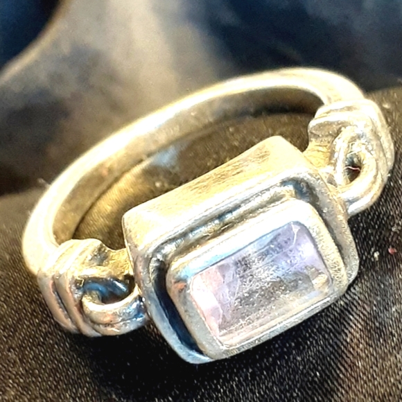💍Amethyst Gemstone & Silver Ring, Ring Size 8💍 - Picture 11 of 16